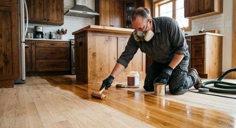 Cabin Floor Refinishing in Arvada, CO