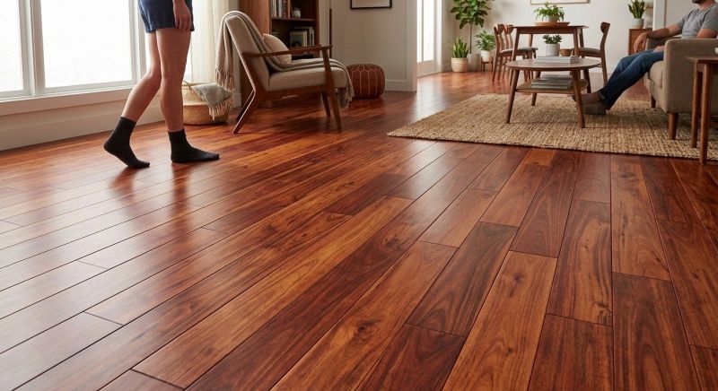 Cherry Floor Installation in Black Hawk, CO