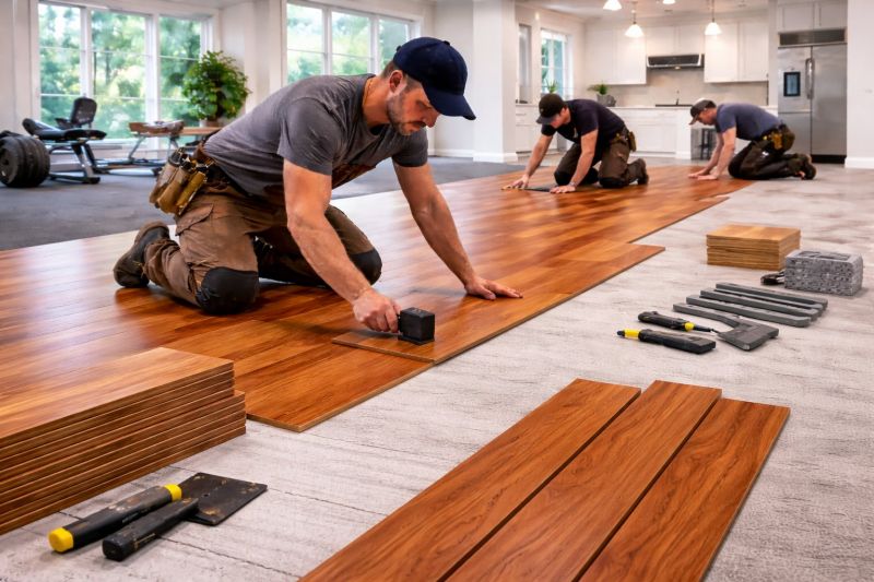 Cherry Floor Installation in Broomfield, CO