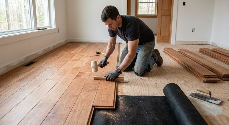 Cherry Floor Installation in Indian Hills, CO