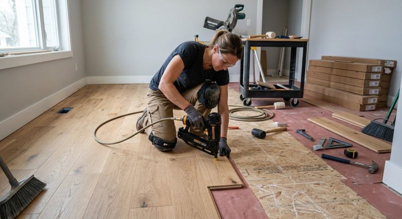 Hardwood Floor Installation in Lafayette, CO