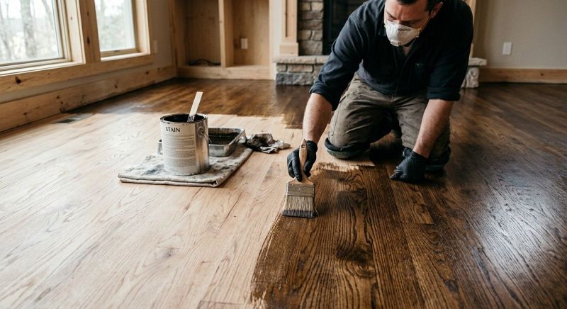 Hardwood Floor Staining in Adams County, CO