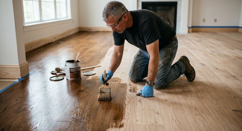 Hardwood Floor Staining in Brighton, CO