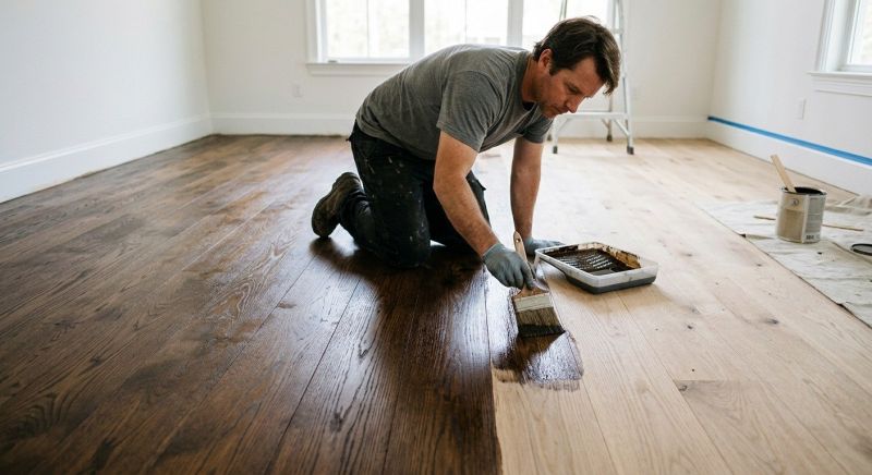 Hardwood Floor Staining in Dacono, CO