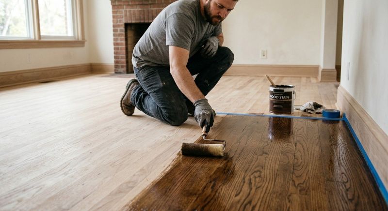 Hardwood Floor Staining in Dacono, CO