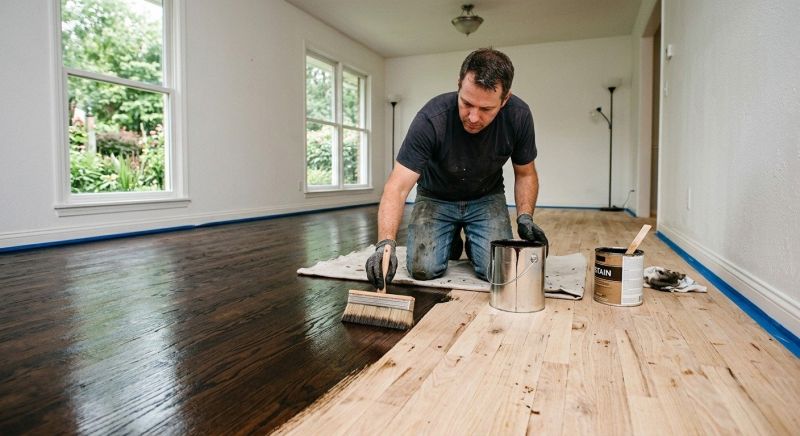 Hardwood Floor Staining in Wheat Ridge, CO