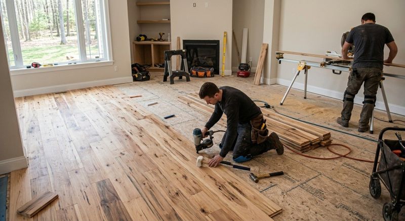 Hickory Floor Installation in Arvada, CO