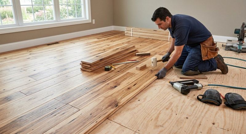 Hickory Floor Installation in Arvada, CO