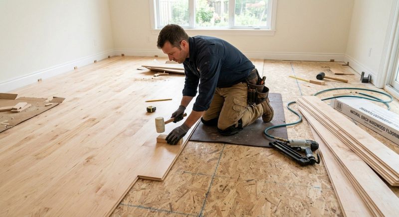 Maple Flooring Installation in Littleton, CO