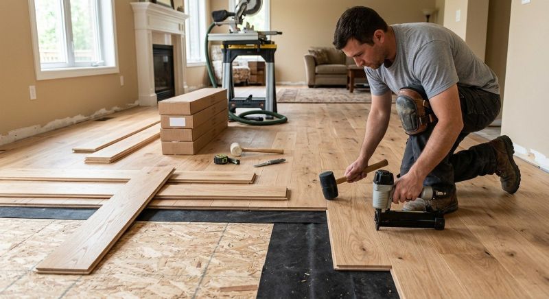 Oak Floor Installation in Adams County, CO