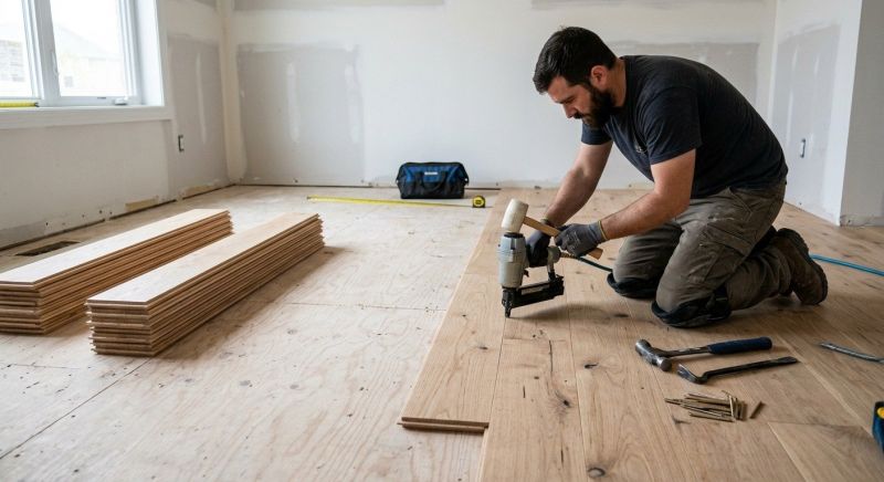 Oak Floor Installation in Brighton, CO