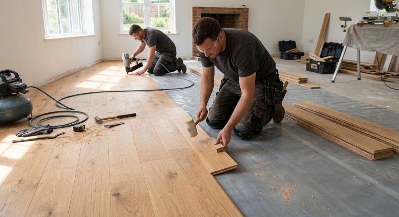 Oak Floor Installation in Clear Creek County, CO
