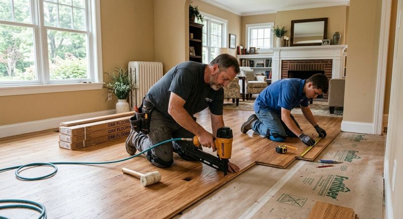 Oak Floor Installation in Gilpin County, CO