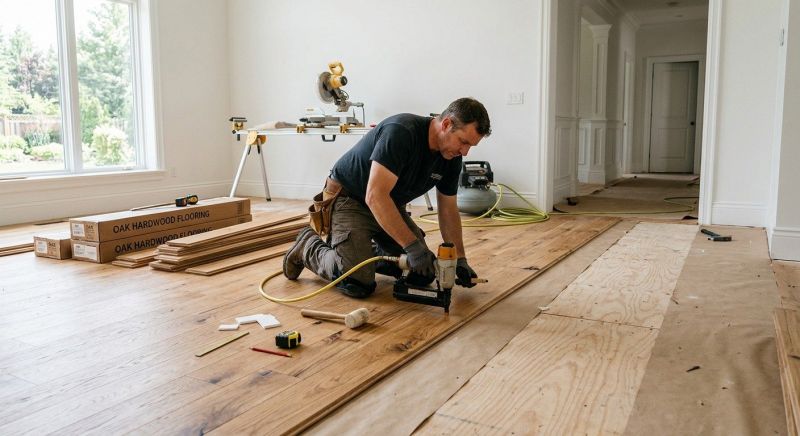 Oak Floor Installation in Louisville, CO