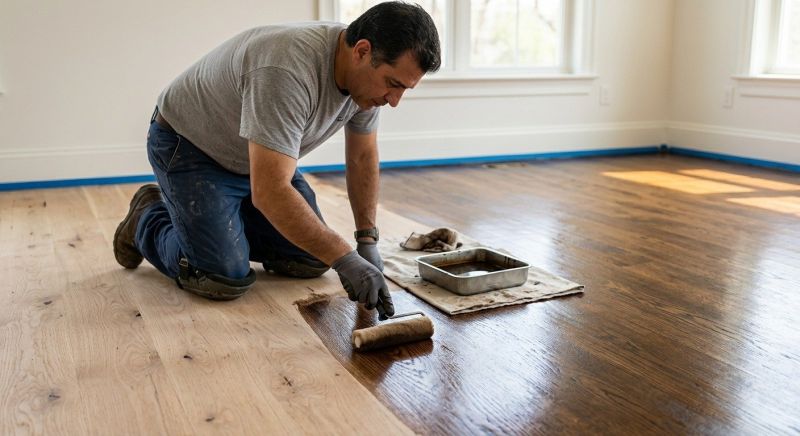 Oak Floor Staining in Arvada, CO