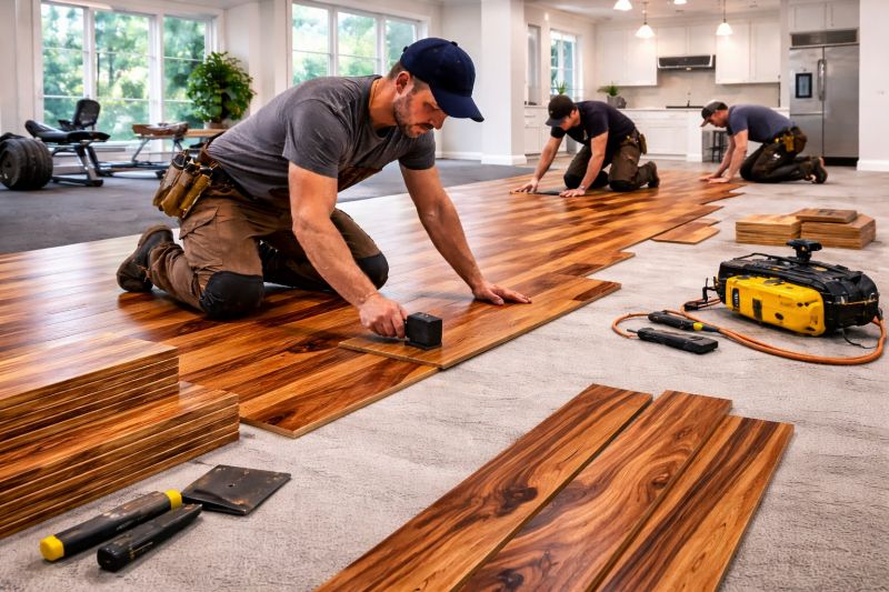 Teak Flooring Installation in Arvada, CO