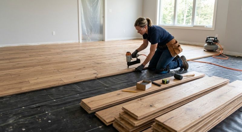 Wide Plank Floor Installation in Arvada, CO